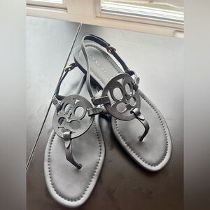 Coach flat sandals Black 8.5M